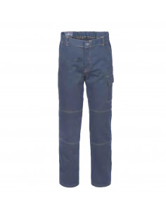 PANTALONE 100% COTONE BLU