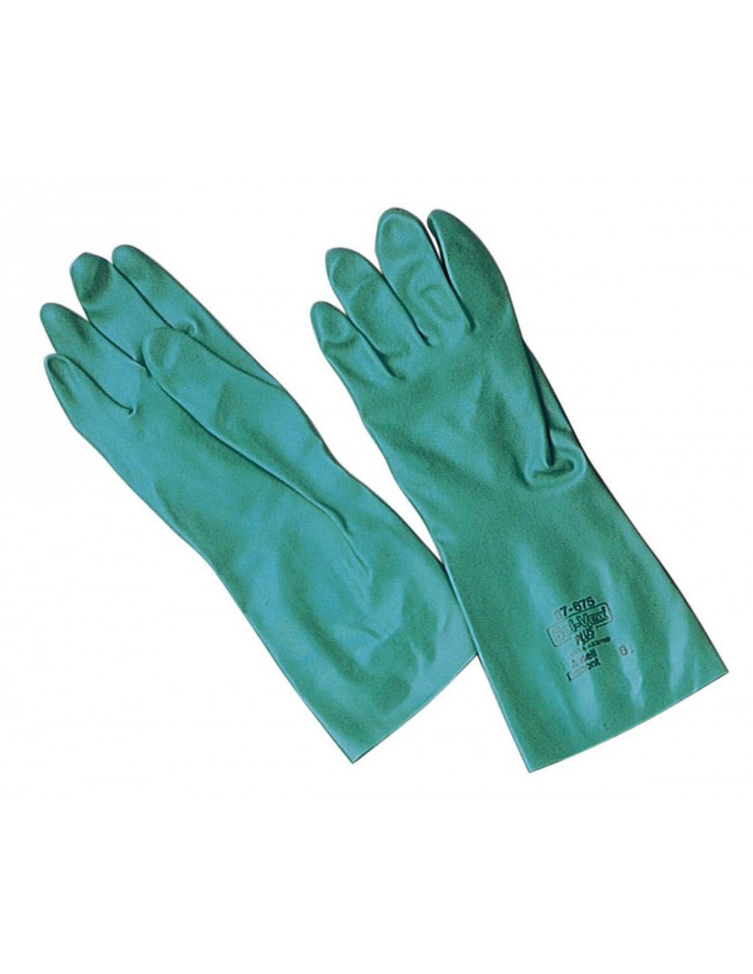 Guanti Da Lavoro Unbranded In PVC Taglia L, Rossi, Fodera Interna, Categoria EN388