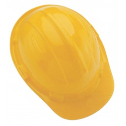 ELMETTO IN POLITENE GIALLO